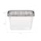 IRIS® Stack & Pull™ Clear Storage Box with Gray Lid